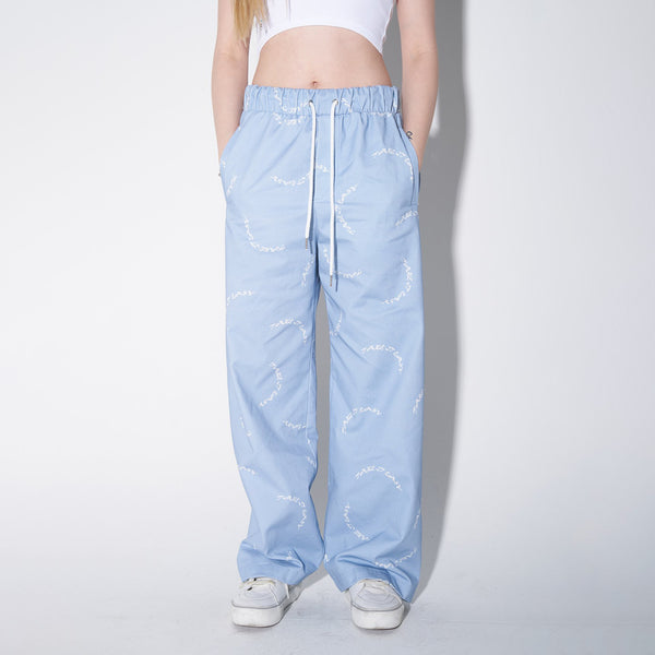 SSERPE TAKE IT EASY COTTON BANDING PANTS SKY BLUE