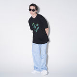 SSERPE TAKE IT EASY HALF SLEEVE TEE BLACK