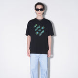 SSERPE TAKE IT EASY HALF SLEEVE TEE BLACK