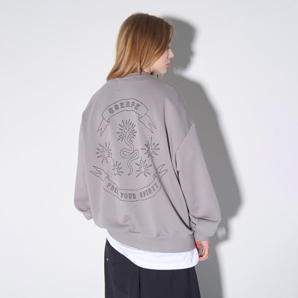 SSERPE FREE YOUR SPIRIT SWEATSHIRT GREY