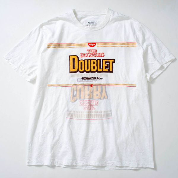 NISSIN X DOUBLET CUP T-SHIRT - CURRY