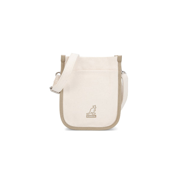 KANGOL SALLY CANVAS CROSS BAG S BEIGE