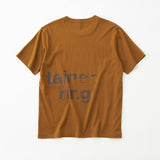 WHITE MOUNTAINEERING MOUNTAIN PATTERN WM LOGO PRINTED T-SHIRT BROWN