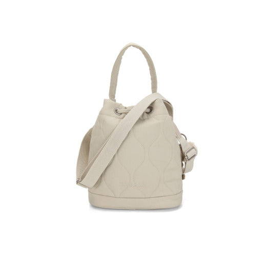 KANGOL QUILT II BUCKET BAG BEIGE
