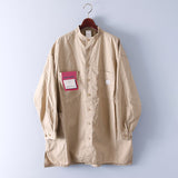 MONT KEMMEL BAND SHIRTS LS BIG SILHOUETTE BEIGE