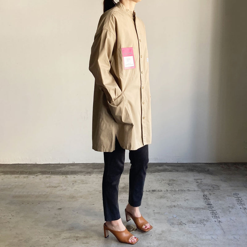 MONT KEMMEL BAND SHIRTS LS BIG SILHOUETTE BEIGE