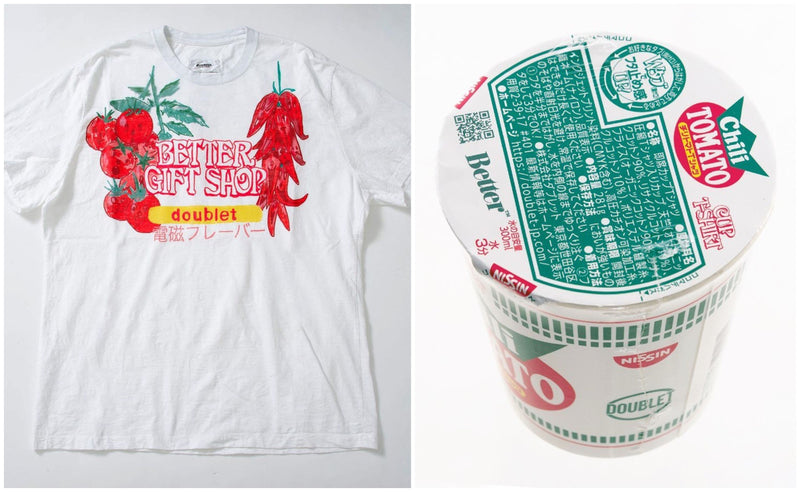 NISSIN X DOUBLET CUP T-SHIRT - CHILI TOMATO