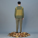 WEAVISM 13E0412 ANTI-PILLING TOP MIST GREEN