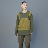 WEAVISM 13E0412 ANTI-PILLING TOP MIST GREEN