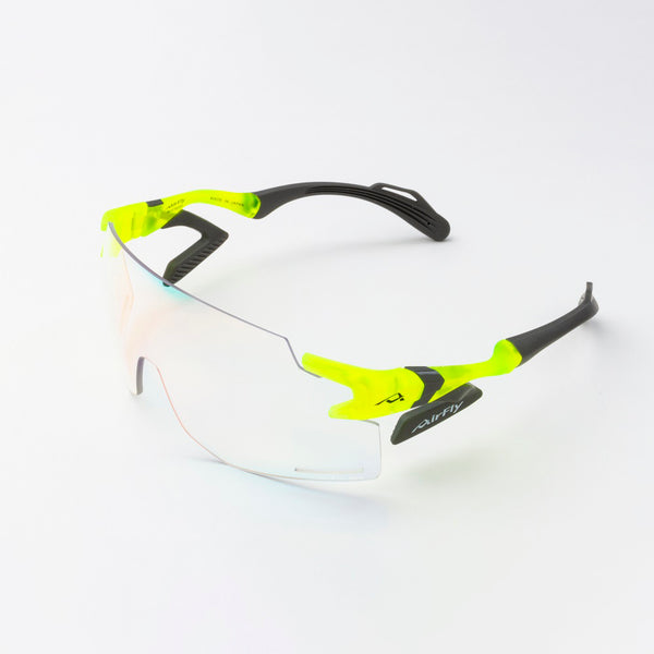 AIRFLY AF-301 C-31BK PHOTOCHROMIC SUNGLASSES NEON YELLOW MATT