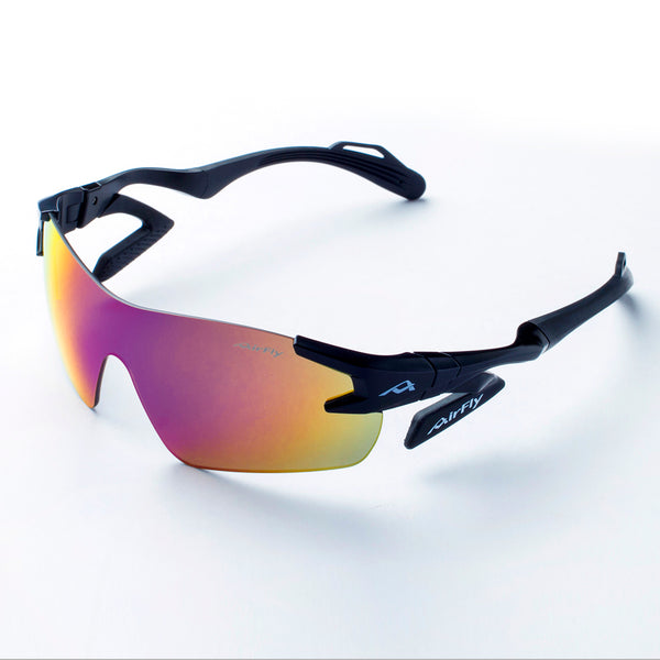 AIRFLY AF-301 C-3 SUNGLASSES BLACK