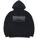 THRASHER GODZILLA CHARRED HOODED SWEATSHIRT BLACK