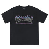 THRASHER GODZILLA CHARRED S/S T-SHIRT BLACK