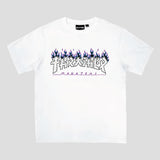 THRASHER GODZILLA CHARRED S/S T-SHIRT WHITE