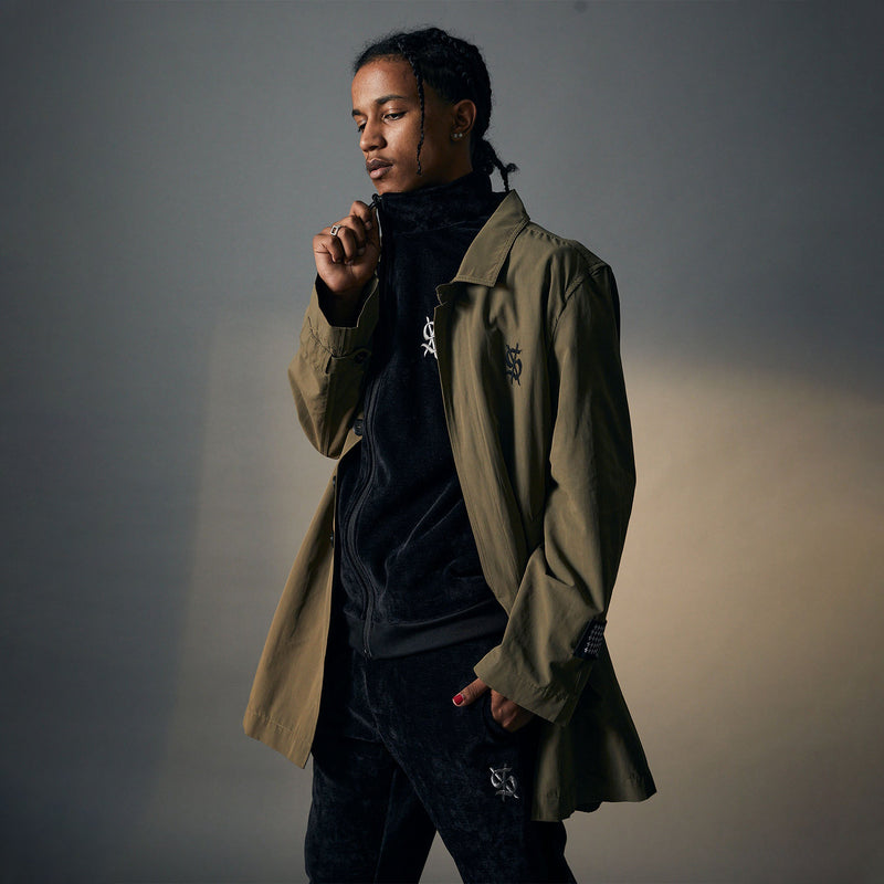 KSUBI OLD DOLLAR COAT KHAKI