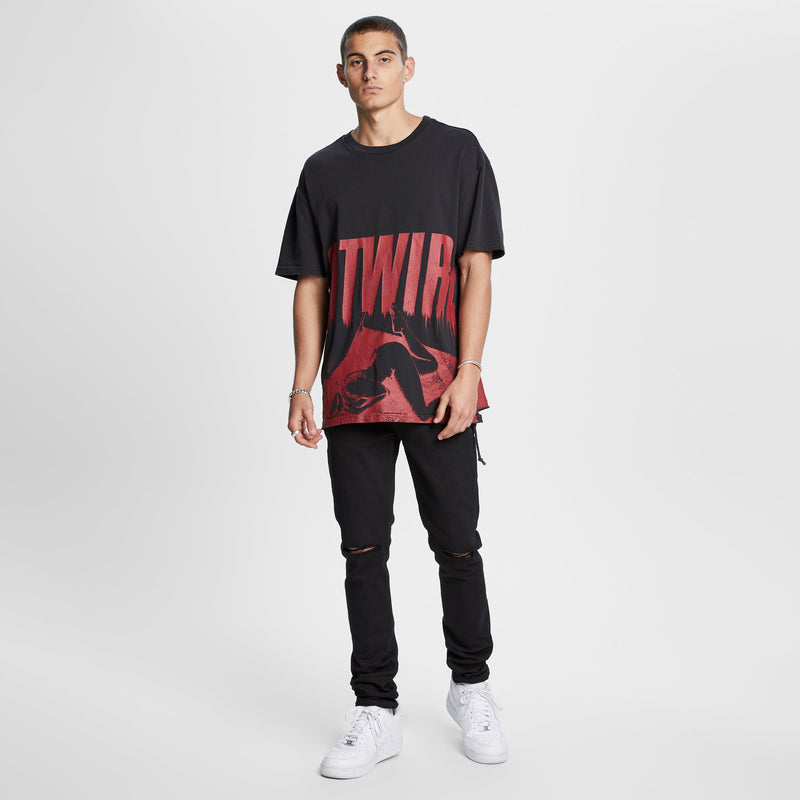 KSUBI HOTWIRE BIGGIE SS TEE JET BLACK
