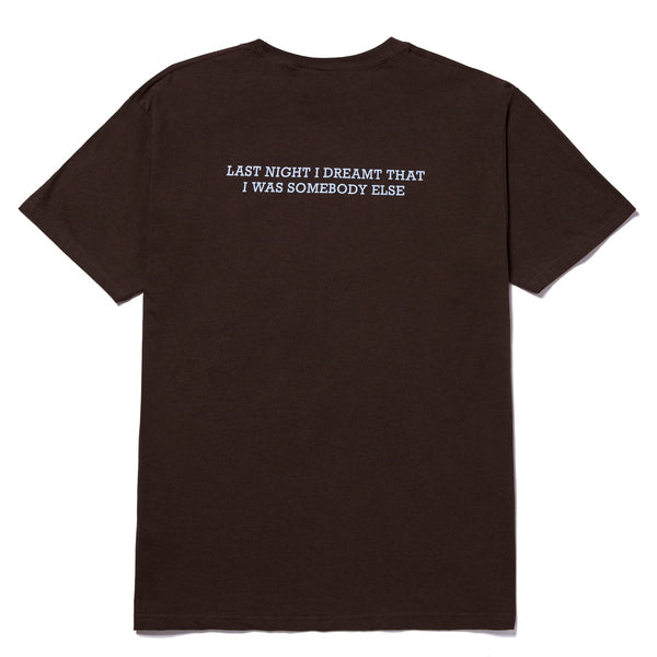 HUF x PLEASURES BREAKING BREAD S/S TEE CHOCOLATE