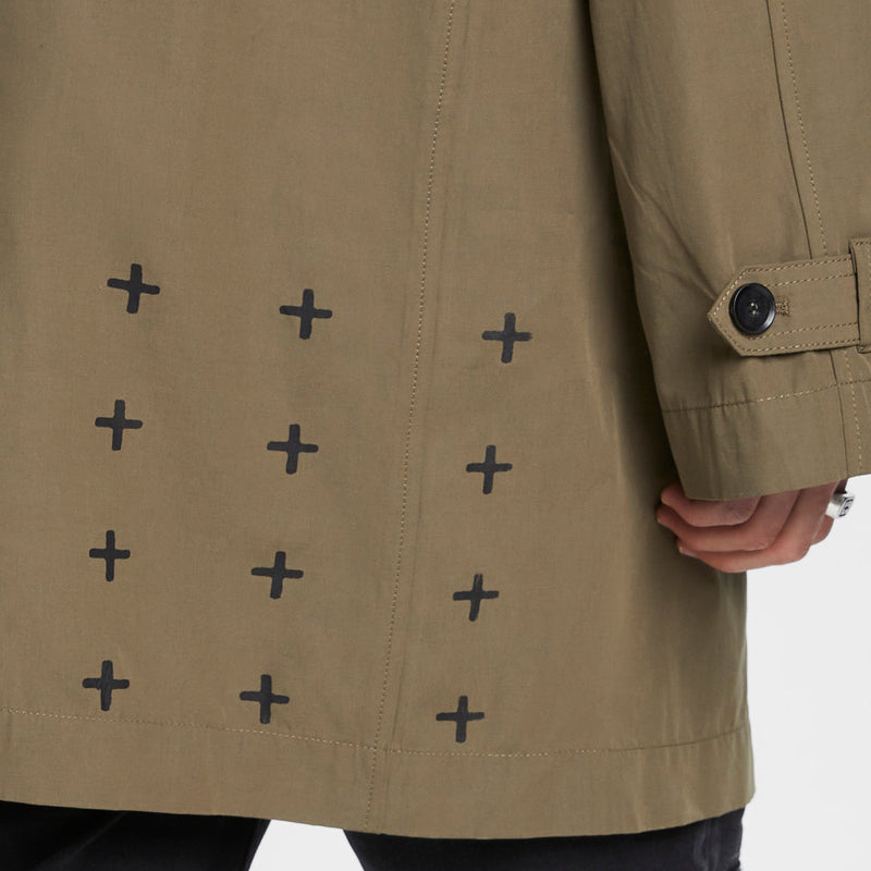 KSUBI OLD DOLLAR COAT KHAKI