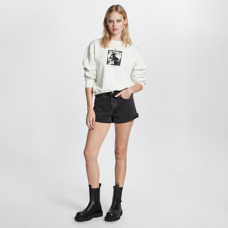 KSUBI MORE KLASSIC CREW BLEACHED WHITE