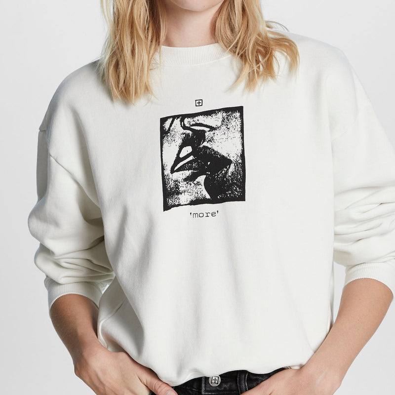 KSUBI MORE KLASSIC CREW BLEACHED WHITE