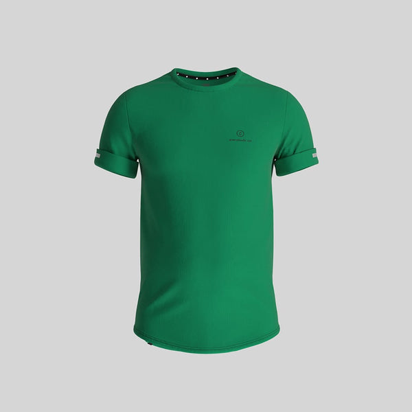 CIELE ATHLETICS NSBT-SHIRT - EVERYBODY RUN - EMERALD