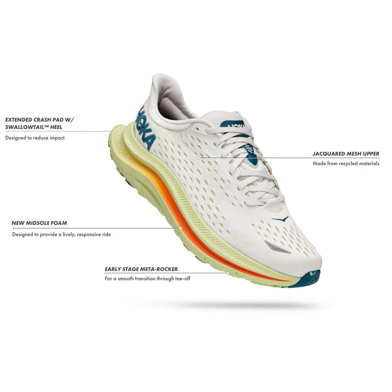 HOKA ONE ONE MEN KAWANA BLANC DE BLANC / BUTTERFLY