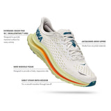 HOKA ONE ONE MEN KAWANA BLANC DE BLANC / BUTTERFLY