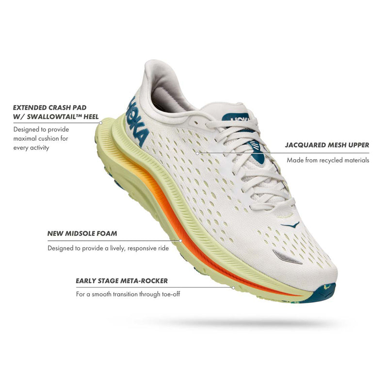 HOKA ONE ONE MEN KAWANA BLANC DE BLANC / BUTTERFLY
