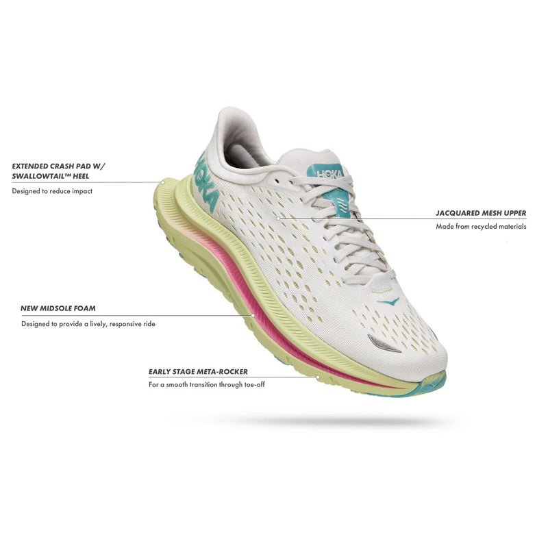 HOKA ONE ONE WOMEN KAWANA BLANC DE BLANC / BUTTERFLY