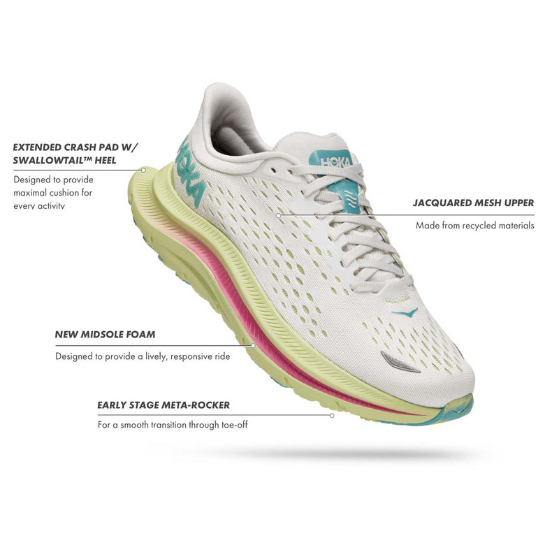 HOKA ONE ONE WOMEN KAWANA BLANC DE BLANC / BUTTERFLY
