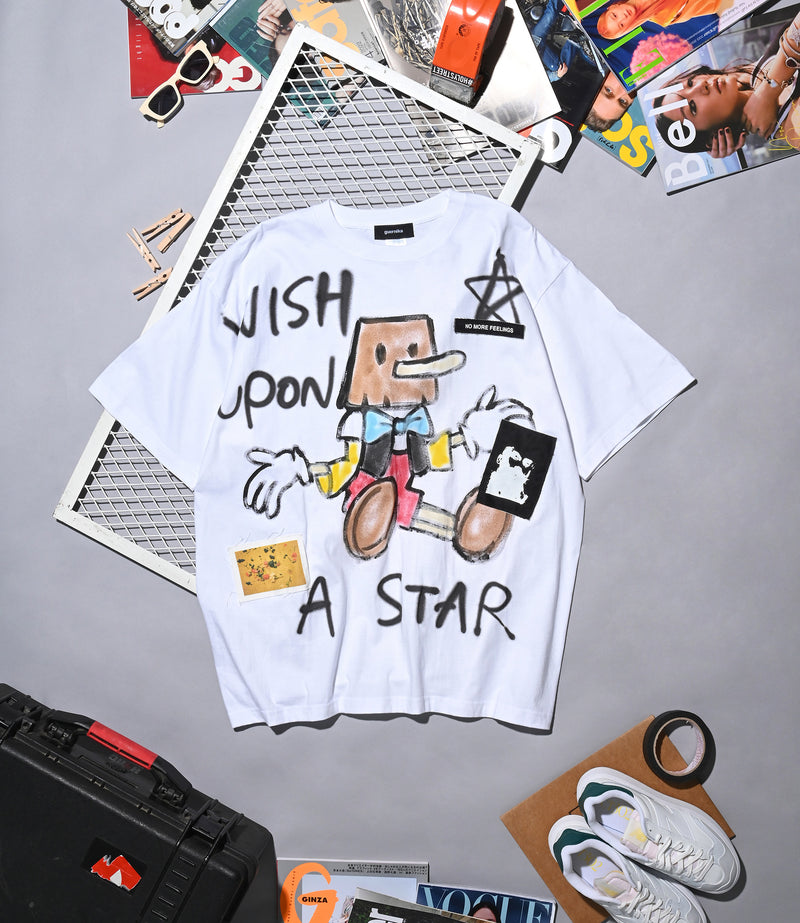 GUERNIKA ANONYMOUSE CCHIO TEE WHITE