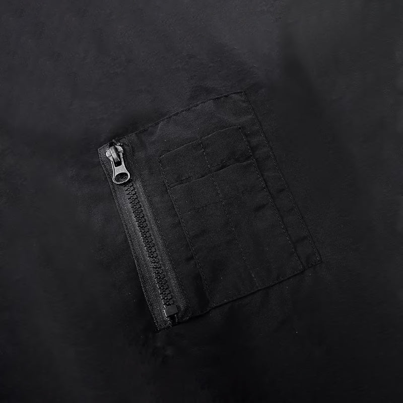 THRASHER GODZILLA CHARRED NYLON JACKET BLACK