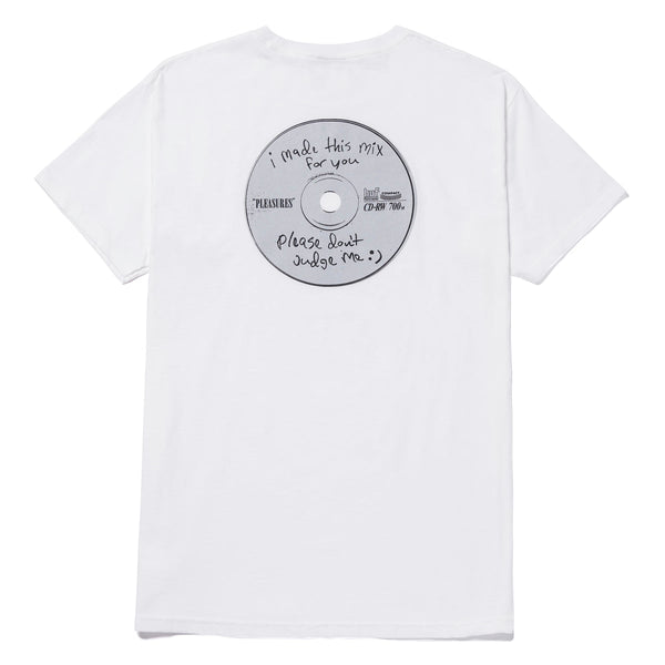 HUF x PLEASURES HEAD UNIT S/S TEE WHITE