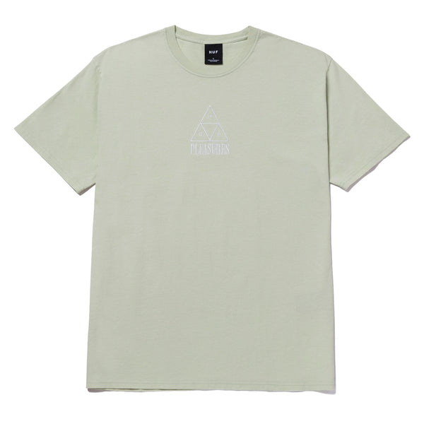 HUF X PLEASURES DYED S/S TEE GREEN