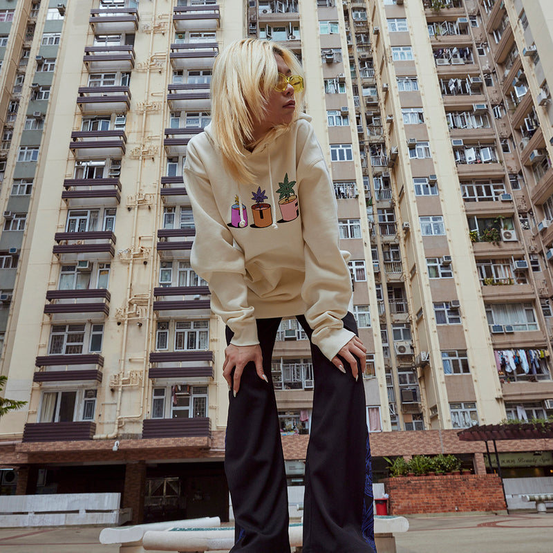 HUF WATER YOUR GARDEN P/O HOODIE NATURAL