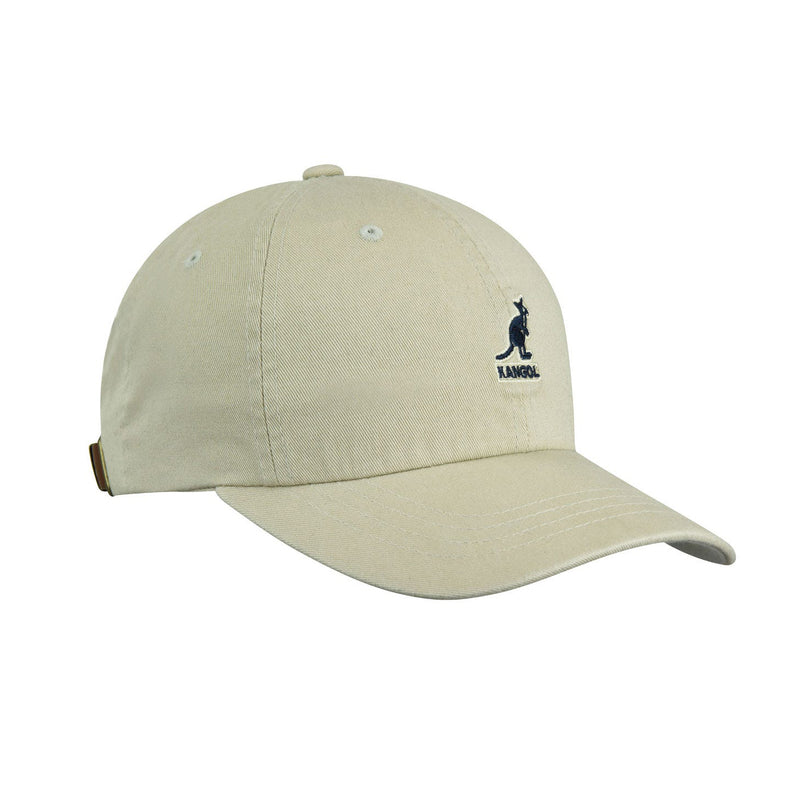 KANGOL WASHED BASEBALL CAP KHAKI