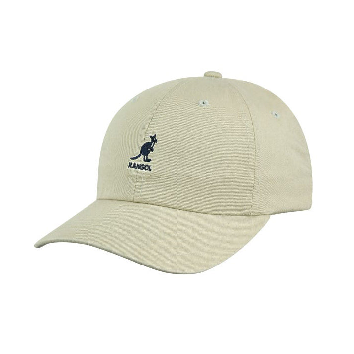 KANGOL WASHED BASEBALL CAP KHAKI