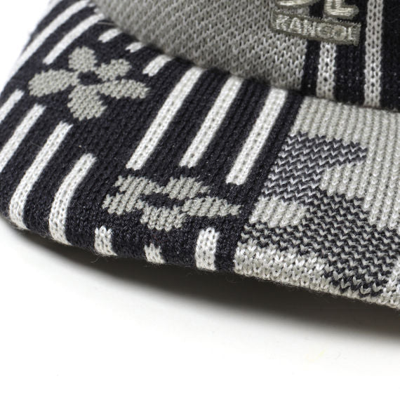 KANGOL NATURE FLIP SPACECAP FLEXFIT DEEP SPRINGS / NICKEL