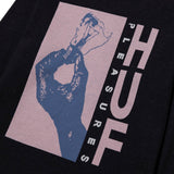 HUF x PLEASURES LIGHT UP JACQUARD L/S KNIT BLACK