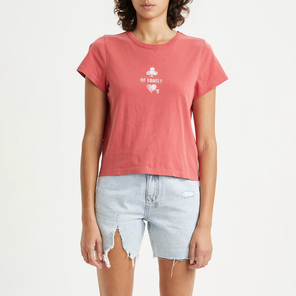 KSUBI LONELY HEART MINI SS TEE RED