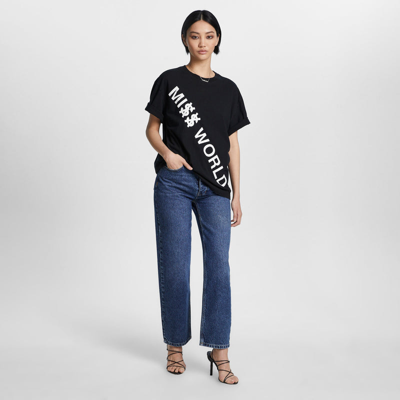 KSUBI MISS WORLD OH G SS TEE JET BLACK