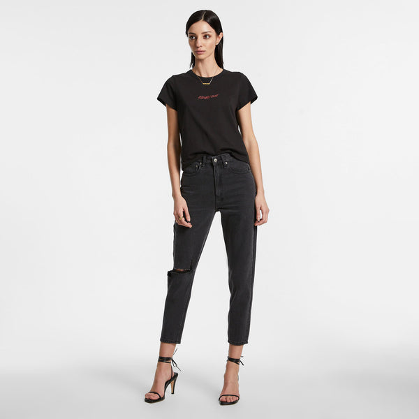 KSUBI POINTER NAVANA RIPPED DENIM BLACK