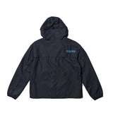 SVEA HALF ZIP PACKABLE WINDBREAKER BLACK