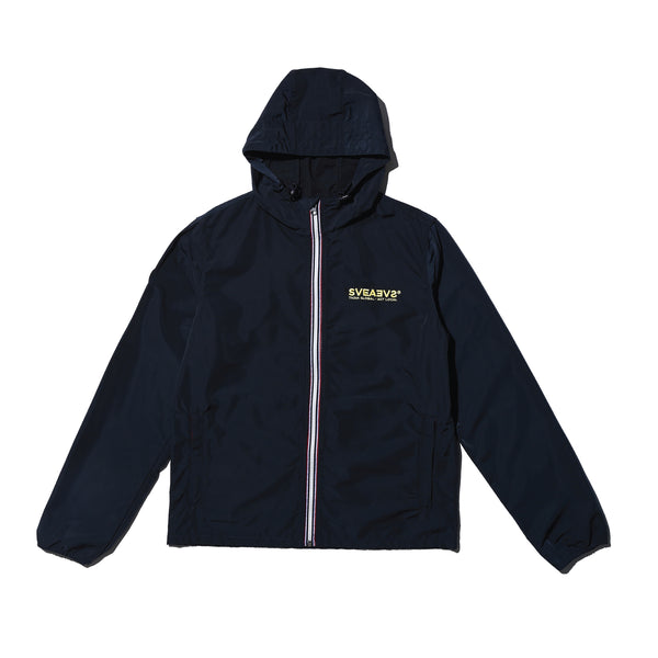 SVEA HOODED WINDBREAKER NAVY