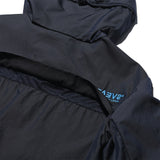 SVEA HALF ZIP PACKABLE WINDBREAKER BLACK