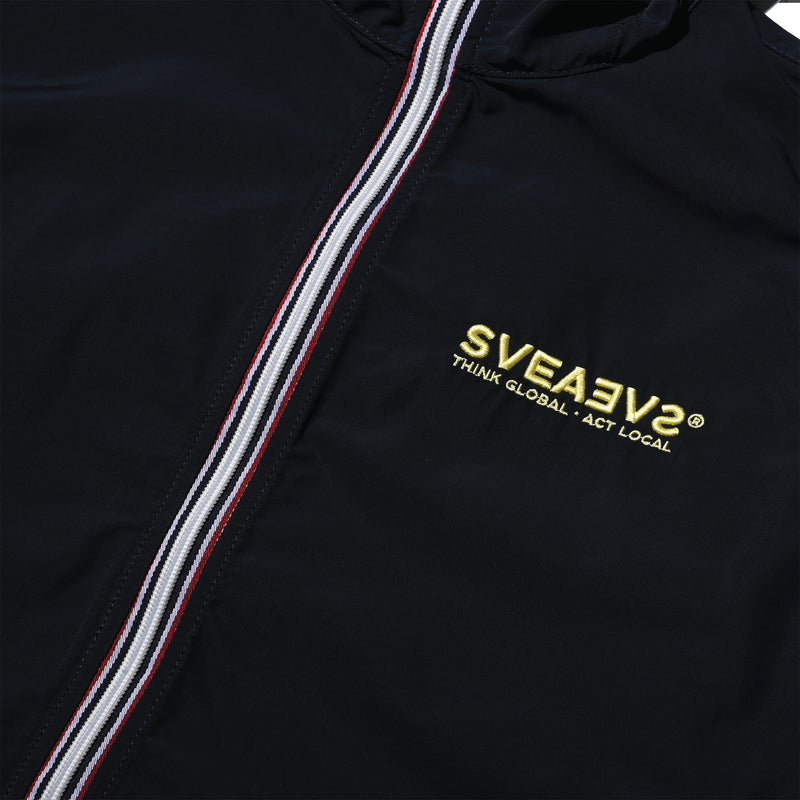 SVEA HOODED WINDBREAKER NAVY