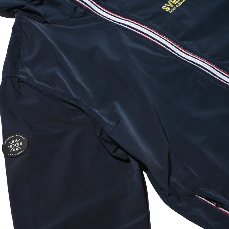 SVEA HOODED WINDBREAKER NAVY