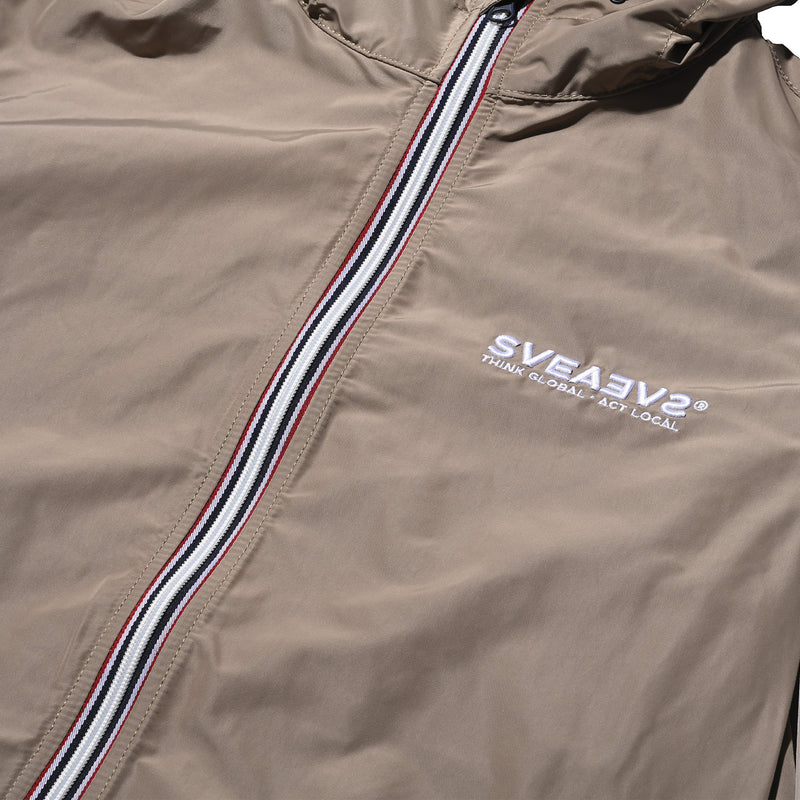 SVEA HOODED WINDBREAKER KHAKI