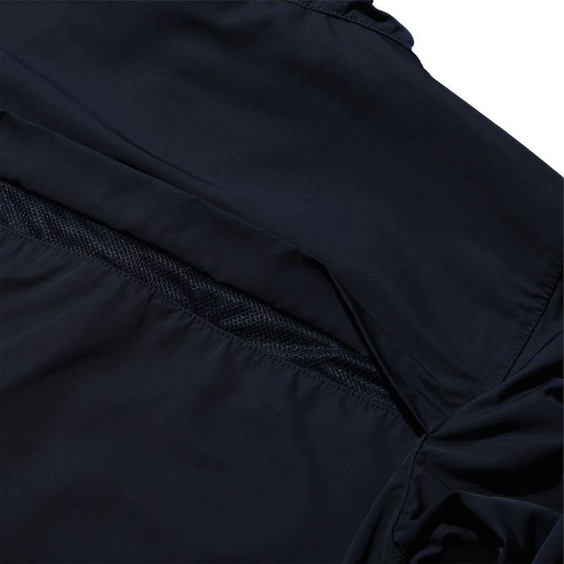 SVEA HOODED WINDBREAKER BLUE
