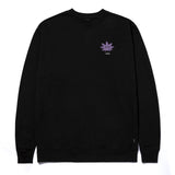 HUF PURPLE BUDDIES CREW BLACK